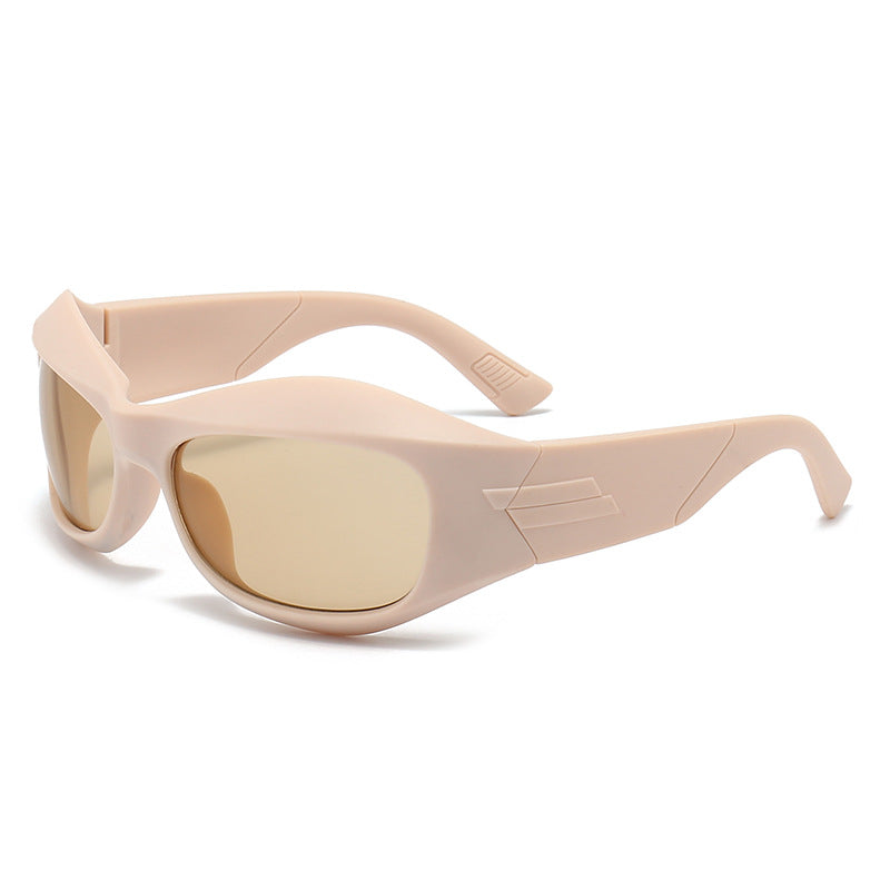 Wholesale Y2K Hip-hop Futuristic PC Sunglasses